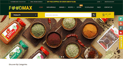 Desktop Screenshot of foodmax.in